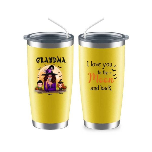 Witch Mom Mug - Up to 6 Kids Witch Grandmother and Mother Personalized Witch Mug Halloween Gift - Image 11