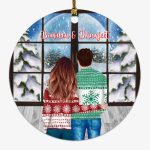 Couple Ornaments - Personalized CHristmas Couple Ornaments Xmas Gifts - Image 2