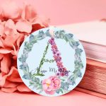 Personalized Letter Ornament - Garland Art Letters Personalized Ornament Birthday Gift with Name - Image 2