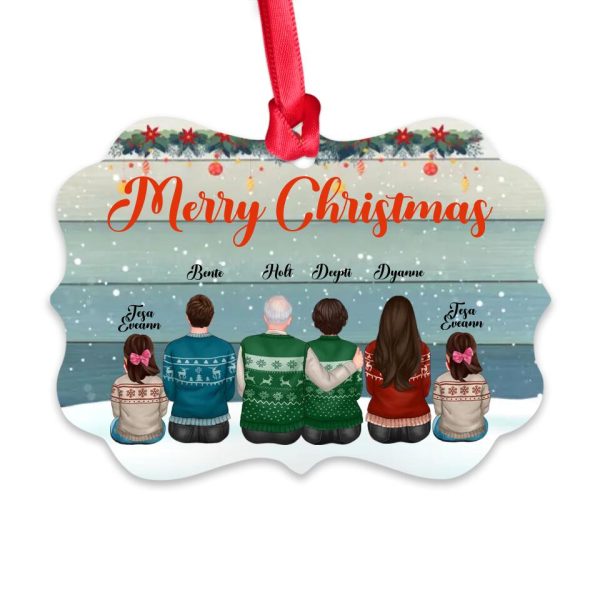 Family Ornament - Merry Christmas Family Personalized Ornaments - Image 3