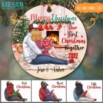 Our First Christmas Together Personalized Christmas Ornaments for Couple Gifts