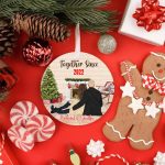Couple Ornaments - Together Since Personalized Ornaments For Couple Gifts With Name - Image 3
