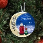 Women and Kids Ornaments - Grandmothers & Moms & Kids on the Moon Personalized Christmas Ornaments Gifts - Image 5