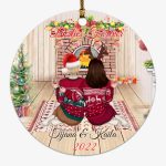 Christmas Sister Ornaments - Besties Forever Personalized Sister Ornaments Christmas Best Friends Gifts - Image 2