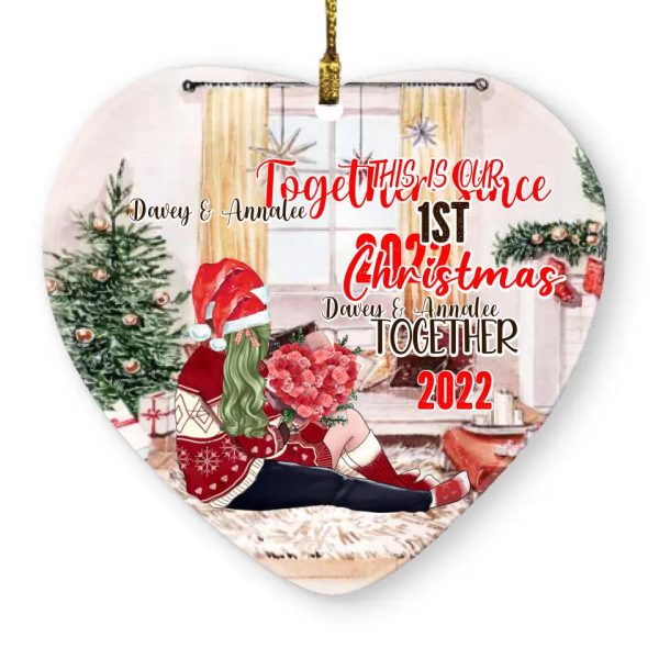 Couple Christmas Ornament - Our First Christmas Personalized Ornaments Couple Gift Souvenir - Image 8