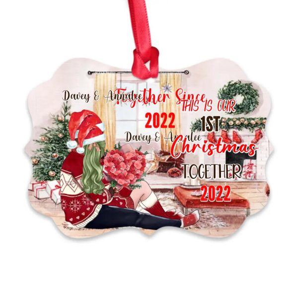 Couple Christmas Ornament - Our First Christmas Personalized Ornaments Couple Gift Souvenir - Image 7