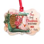 Couples Christmas Ornament - Our First Christmas Together Personalized Christmas Ornament for Couples - Image 8