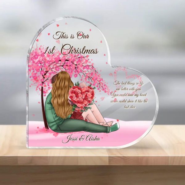 Couples Christmas Ornament - Our First Christmas Together Personalized Christmas Ornament for Couples - Image 10