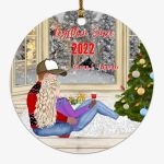 Couple Christmas Ornaments - Together Since Personalized Christmas Ornament - Image 3