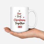 Couple Mug - Our First Christmas Together Personalized Christmas Couple Mug - Image 5