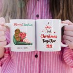Couple Mug - Our First Christmas Together Personalized Christmas Couple Mug