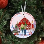 Christmas Family Ornaments - Christmas Is Going Home Snowflake Personalized Family Ornaments - Image 4