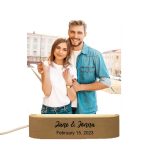 Acrylic Night Light - Personalized Line Drawing With Name and Text Customized Gifts - Image 5