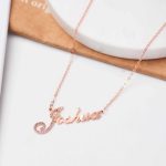 Personalized Name Necklace - Crystal Diamond with Artistic Words Personalized Name Necklace S925 Silver - Image 2