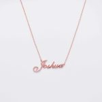 Personalized Name Necklace - Crystal Diamond with Artistic Words Personalized Name Necklace S925 Silver - Image 3