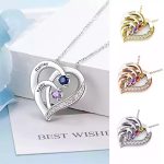 Personalized Name Necklace - Up to 4 Names Crystal Diamond Personalized Necklace with Names Valentine's Day Gift