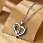 Personalized Name Necklace - Custom Engraved Name Heart Design Necklace  Surprise Gift - Image 2