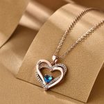 Personalized Name Necklace - Custom Engraved Name Heart Design Necklace  Surprise Gift - Image 3