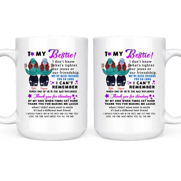 Best Friends Tumbler - To My Bestie Personalized Sister Tumbler For 2 Girls - Image 12