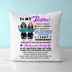 Best Friends Pillow - To My Bestie Personalized BFF Pillow For 2 Sisters Gifts - Image 2