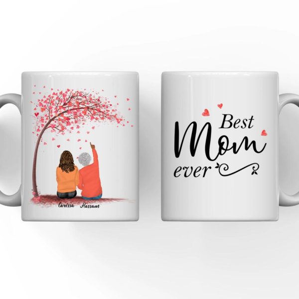 Mom & Daughter Mug - Best Mom Ever Personalized Mug Mother's Day Gifts - Image 3