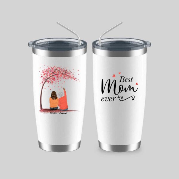 Mom & Daughter Mug - Best Mom Ever Personalized Mug Mother's Day Gifts - Image 9