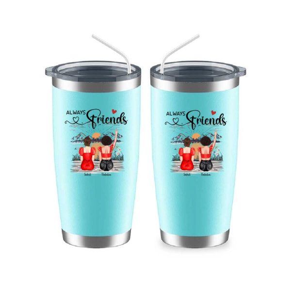Best Friends Mug - Always Friends Personalized Friend Mug Friendship Gifts - Image 8