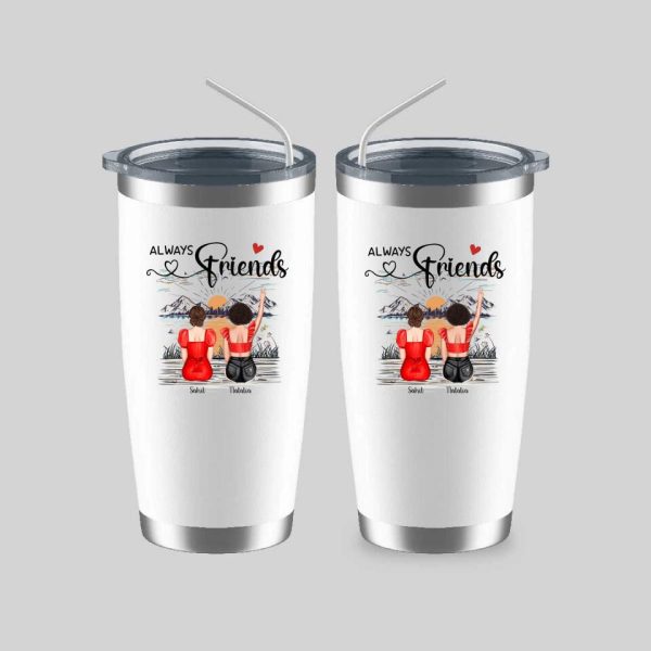 Best Friends Mug - Always Friends Personalized Friend Mug Friendship Gifts - Image 9