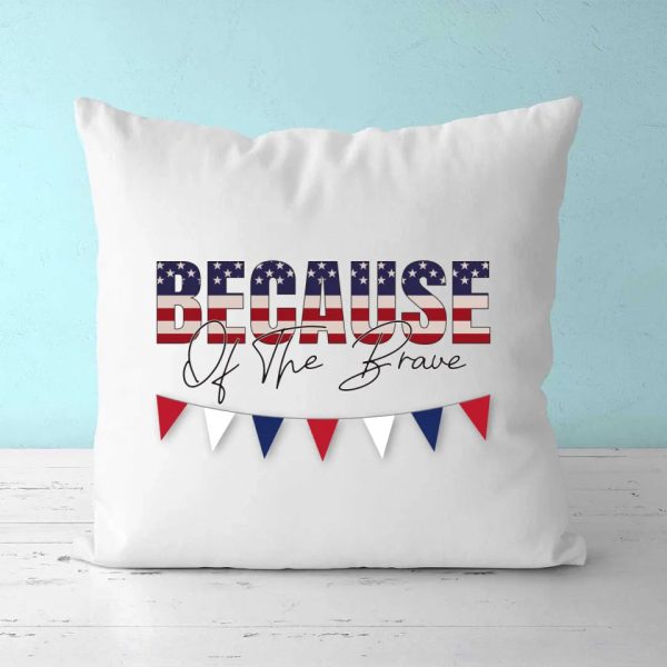 4th of July Pillow - Best Friends Pillow Case Personalized Pillow - Image 2
