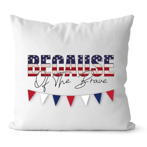 4th of July Pillow - Best Friends Pillow Case Personalized Pillow - Image 3