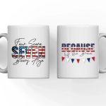 4th of July Mug - Personalized BFF Coffee Mugs  Best Friends Custom Mug