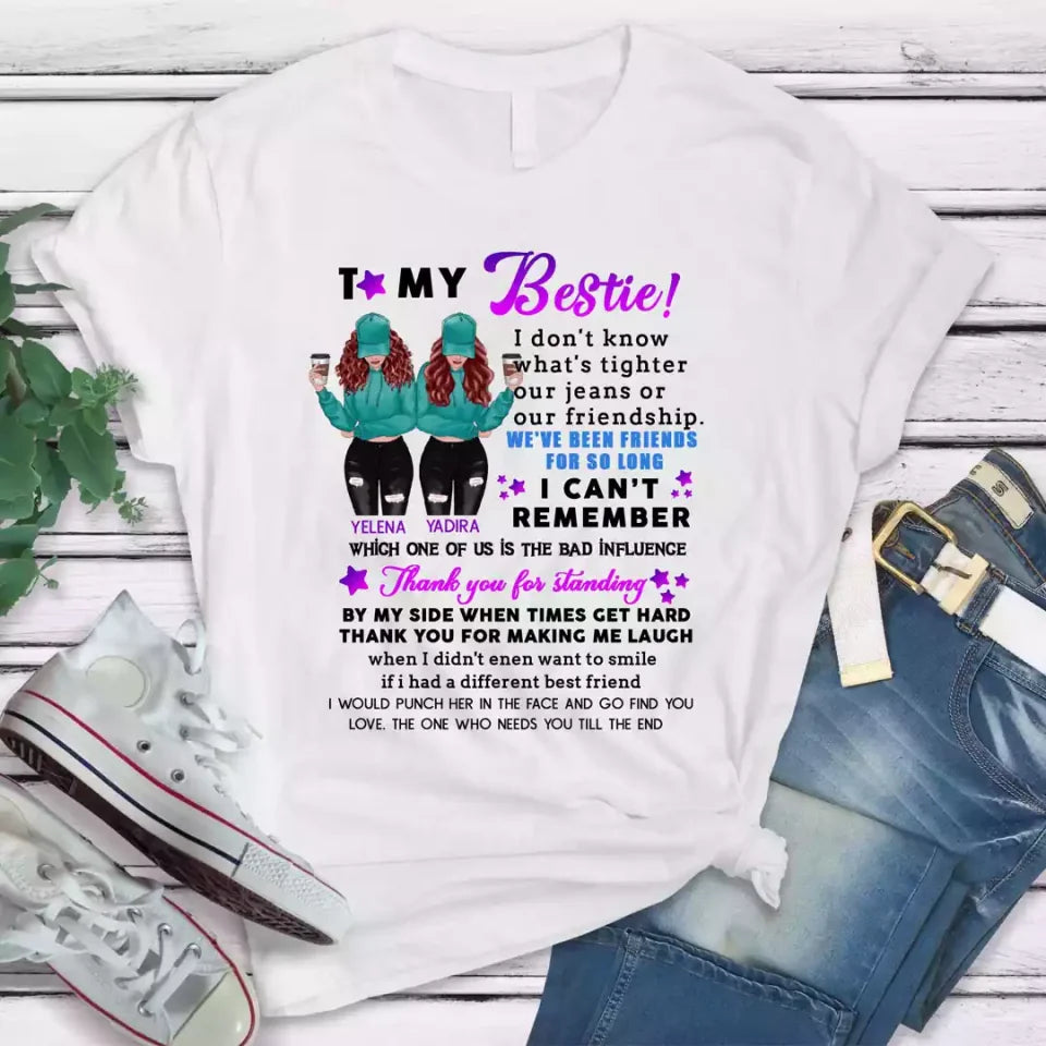 674f2e59889f9_large_67ea7250-01b3-4604-8e78-cd5d416425be Best Friends T Shirts - To My Bestie Personalized Sister Shirts With Name - Image 1