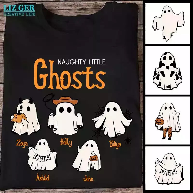 67506c6dafd08_large_37414700-3063-4bee-8d99-a61cdff2fbd2 Halloween Ghost T Shirt - Naughty Little Ghost Personalized Black Shirts Halloween Gifts - Image 1
