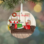 Christmas Sister Ornaments - Merry Christmas Personalized Sister Ornament Best Friends Gifts - Image 6
