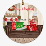 Christmas Sister Ornaments - Merry Christmas Personalized Sister Ornament Best Friends Gifts - Image 3