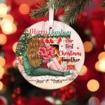 Couples Christmas Ornament - Our First Christmas Together Personalized Christmas Ornament for Couples - Image 6