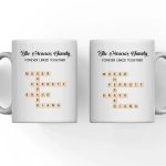 The Family Forever Linked Together  Personalized Mug Custom White 11oz