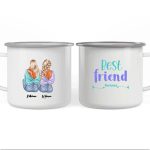 Up to 5 Sisters Mug - Best Friends Forever Mug Personalized Coffee Mugs With Name - Image 5