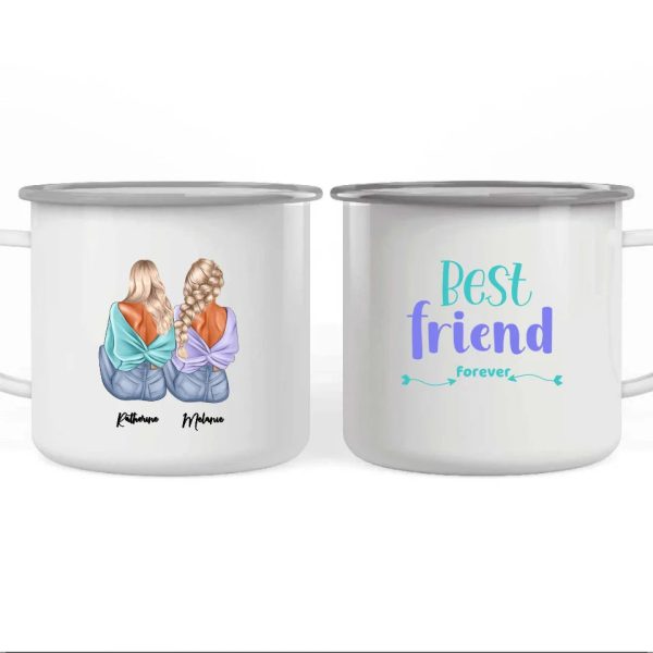 Up to 5 Sisters Mug - Best Friends Forever Mug Personalized Coffee Mugs With Name - Image 5