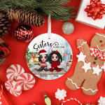 Sister Forever Ornaments - Up To 4 Sisters Ornaments (2-Side Print) - Image 3