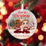 Couple Christmas Ornaments - Our 1st Christmas Personalized Christmas Couple Ornaments Gifts - Image 6