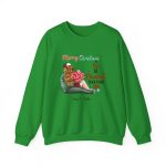 Our First Christmas Together Personalized Christmas Sweatshirt For Couple Green
