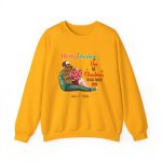 Our First Christmas Together Personalized Christmas Sweatshirt For Couple Gold