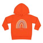 Personalized Sweatshirt for Girls - Boho Rainbow Name Sweatshirt Custom Gift for Kids Orange
