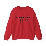 Custom Mama Sweatshirt with Kids Names - Personalized Mother’s Day Gift - 100% Cotton Crewneck S-5XL Red