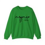 Custom Mama Sweatshirt with Kids Names - Personalized Mother’s Day Gift - 100% Cotton Crewneck S-5XL Green