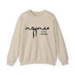 Custom Mama Sweatshirt with Kids Names - Personalized Mother’s Day Gift - 100% Cotton Crewneck S-5XL Sand