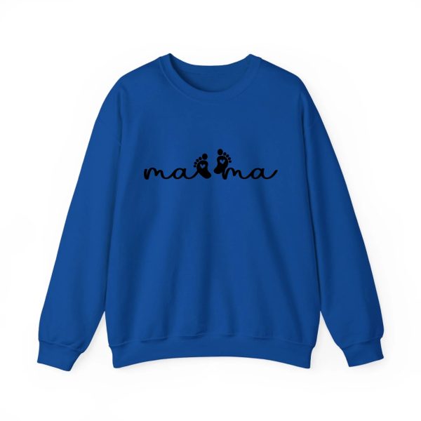 Personalized Mama Sweatshirt with Name - Custom Est. 2026 Mother's Day Gift - Heavyweight Cotton S-5XL Royal