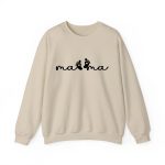 Personalized Mama Sweatshirt with Name - Custom Est. 2026 Mother's Day Gift - Heavyweight Cotton S-5XL Sand