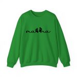 Personalized Mama Sweatshirt with Name - Custom Est. 2026 Mother's Day Gift - Heavyweight Cotton S-5XL Green